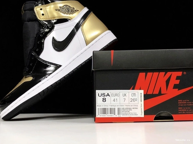 Rep TB Glod 1 High 861428-007 Air Jordan Retro Toe 0816